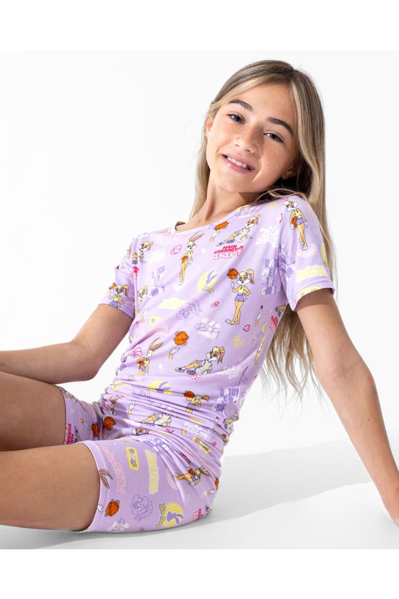 Lola Bunny Kids 2-Piece Short Sleeve & Shorts Pajama Set, Alternate, color, Lola Bunny