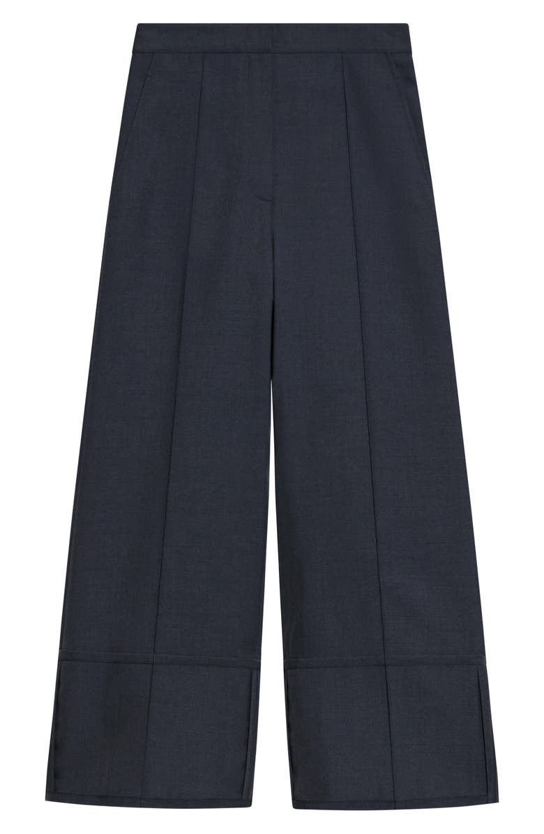 Theory City Cuffed Crop Pants, Alternate, color, Nocturne Navy