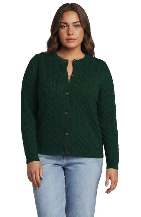 Plus Size Drifter Jacquard Cardigan Sweater