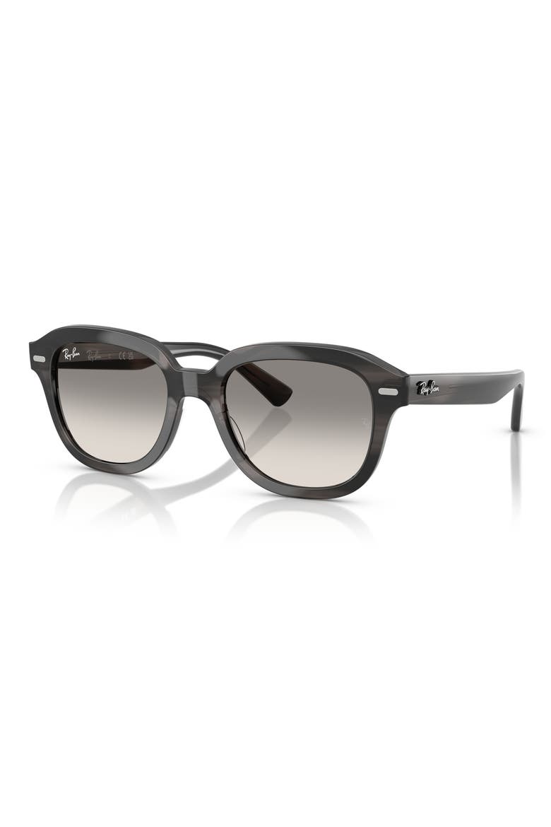 Erik 53mm Gradient Square Sunglasses, Alternate, color, STRIPED GREY