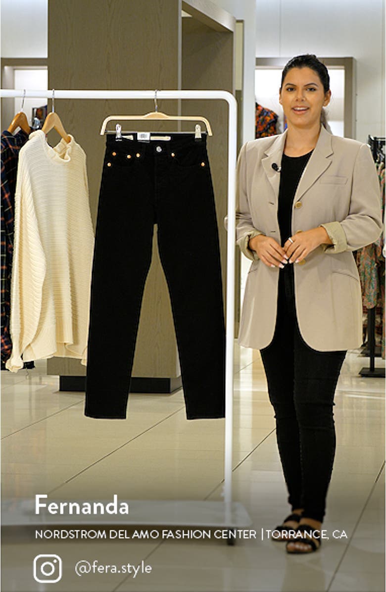 <sup>®</sup> Wedgie High Waist Straight Jeans, sales video thumbnail