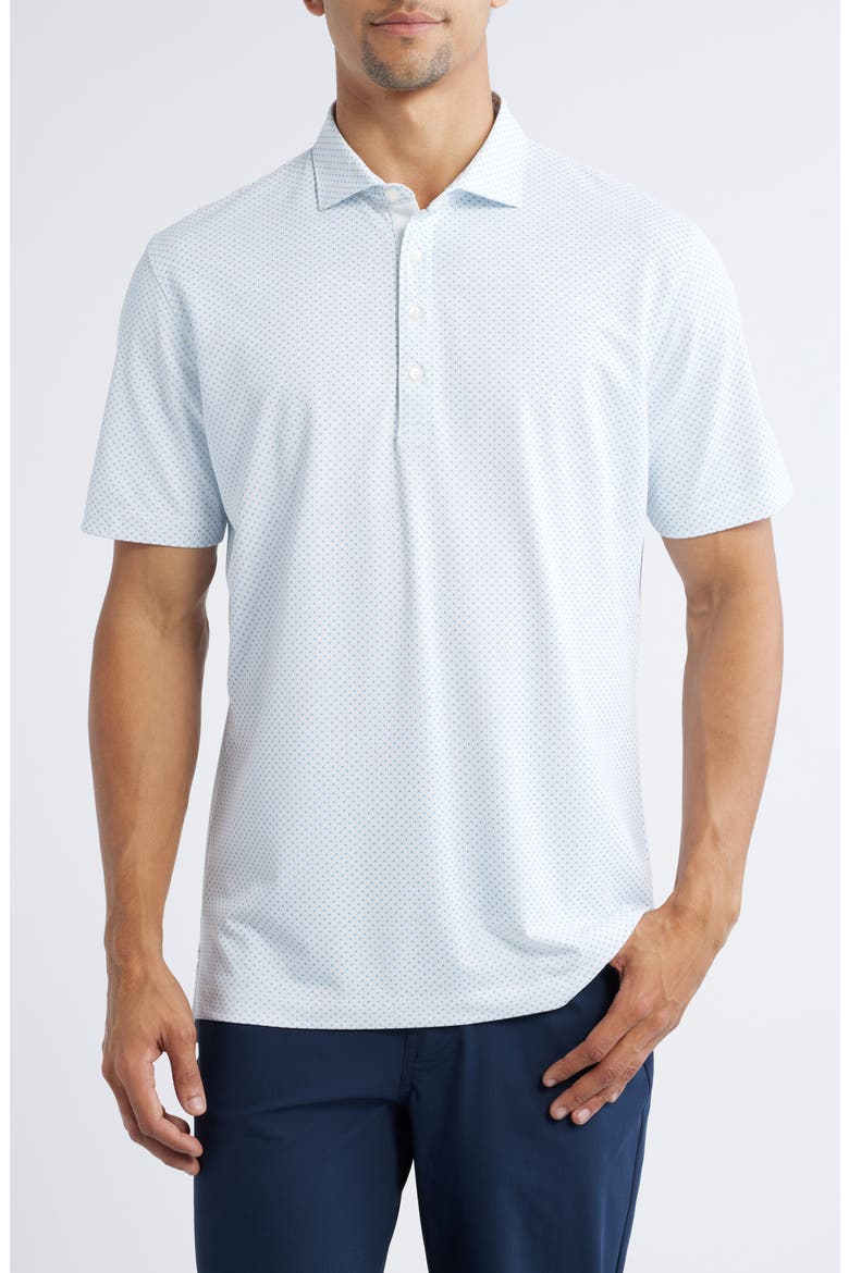 Cason Dot Print PREP-FORMANCE Golf Polo, Main, color, MAJORCA