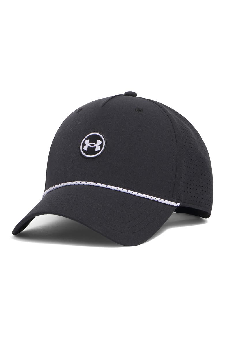 Drive Rope Snapback Golf Cap, Main, color, 003 BLACK