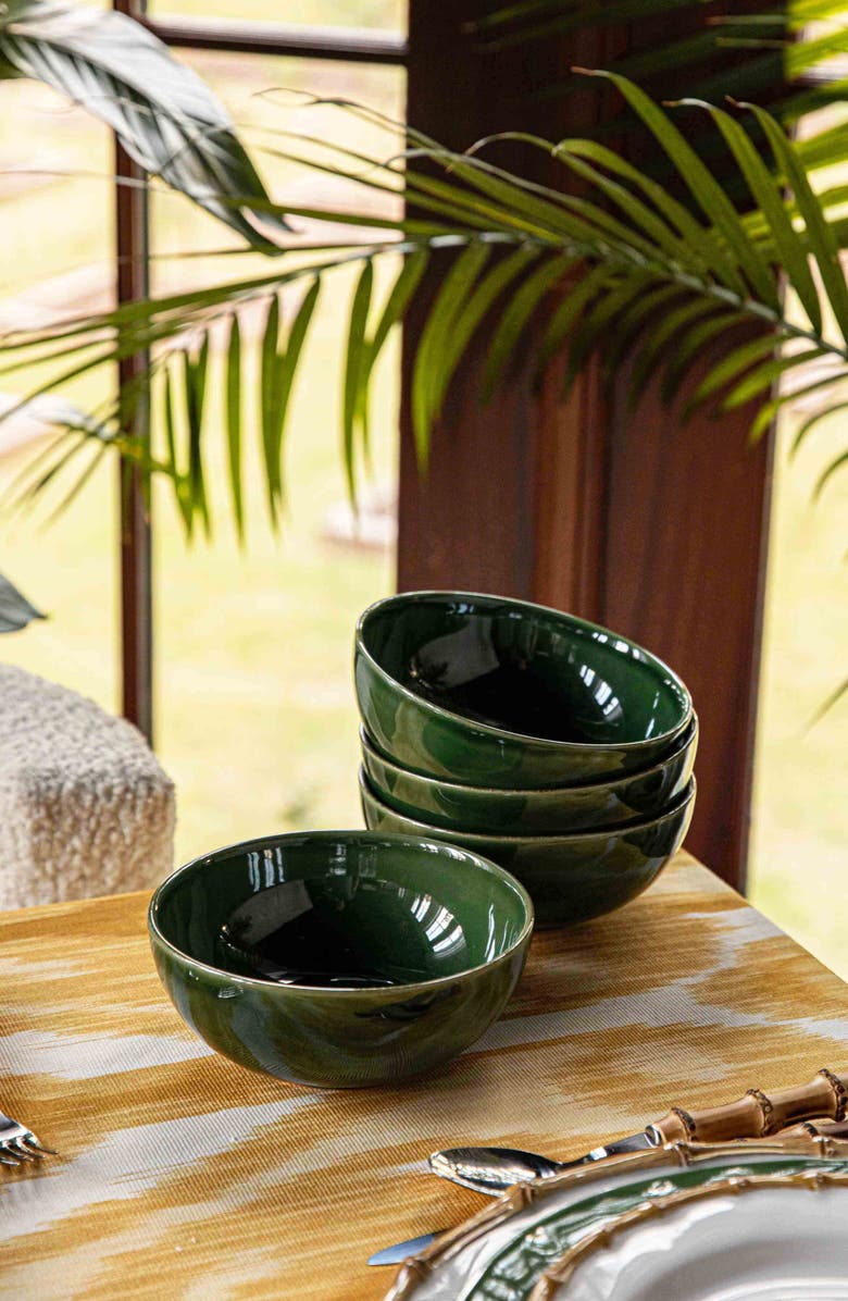 Juliska Puro Ceramic Bowl, Alternate, color, Basil