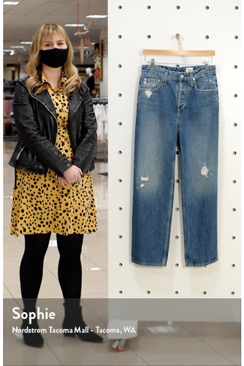 Knoxx Distressed High Waist Boyfriend Jeans video
