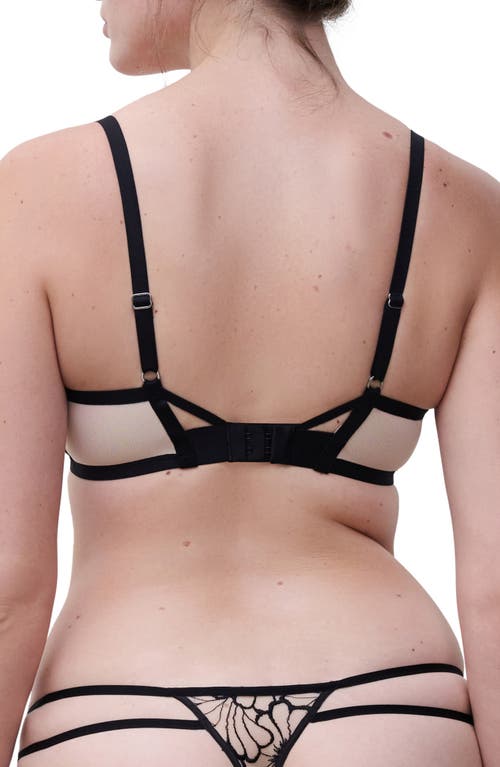 Chantelle Pulp Unlined Underwire Bra In Black