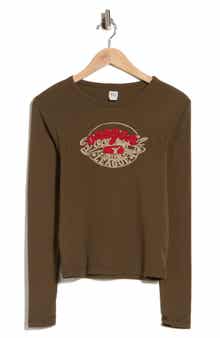 Oregon Long Sleeve Crop T-Shirt