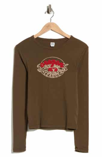 Oregon Long Sleeve Crop T-Shirt