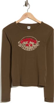BDG Urban Outfitters Oregon Long Sleeve Crop T-Shirt