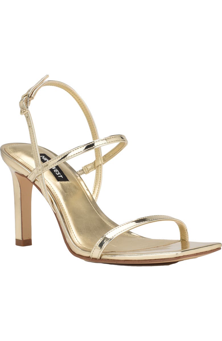 Nine West Olah Slingback Sandal, Main, color, Gol01