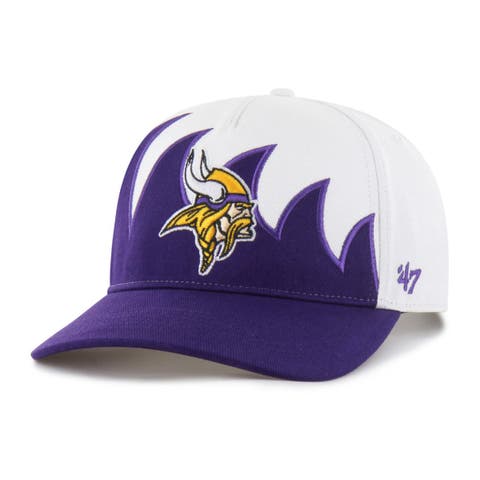 Men's '47 White Minnesota Vikings Jagged Hitch Adjustable Hat