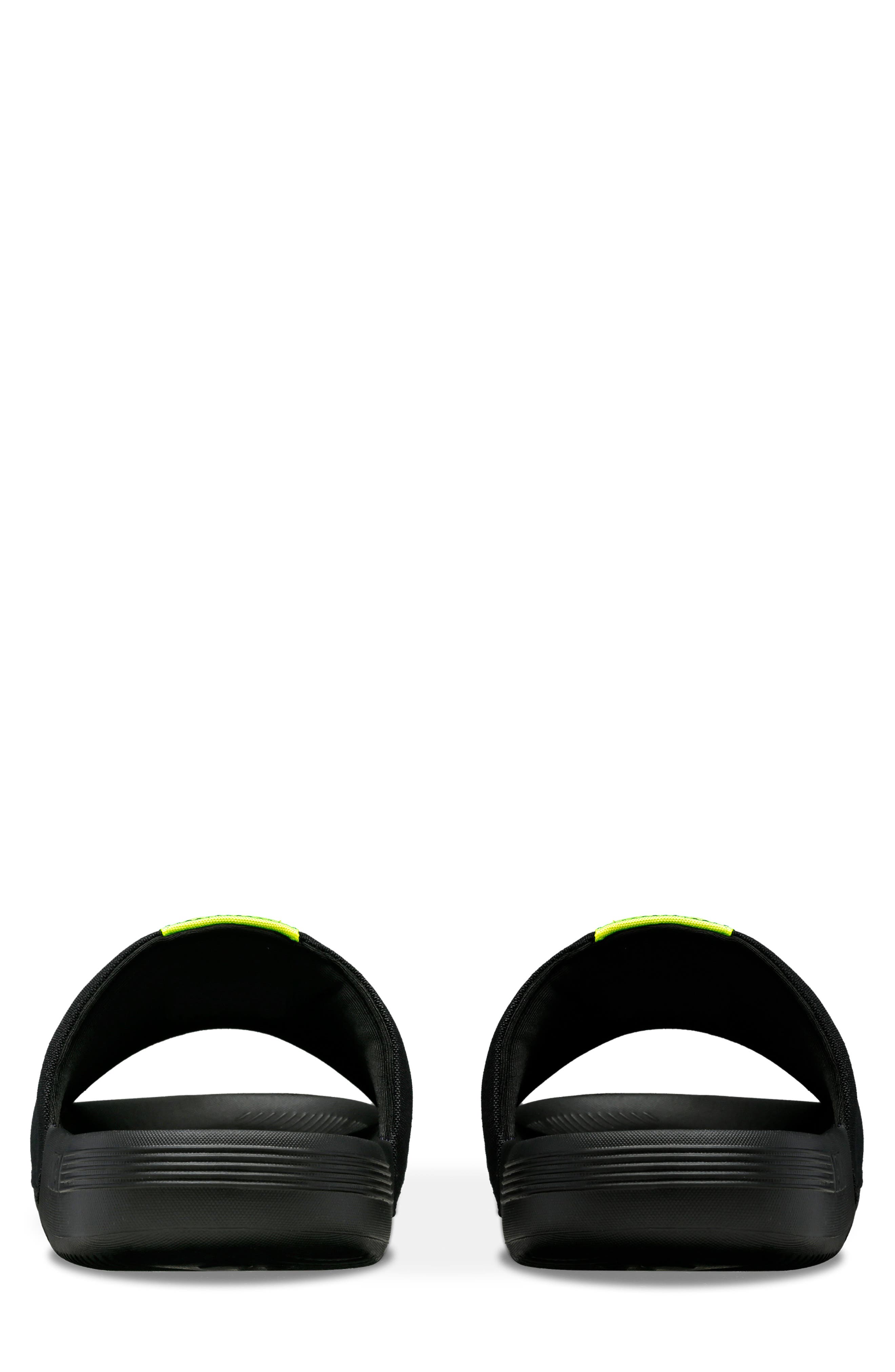 K-Swiss x McLaren Slide Sandal, Alternate, color, Black/ Safety Yellow