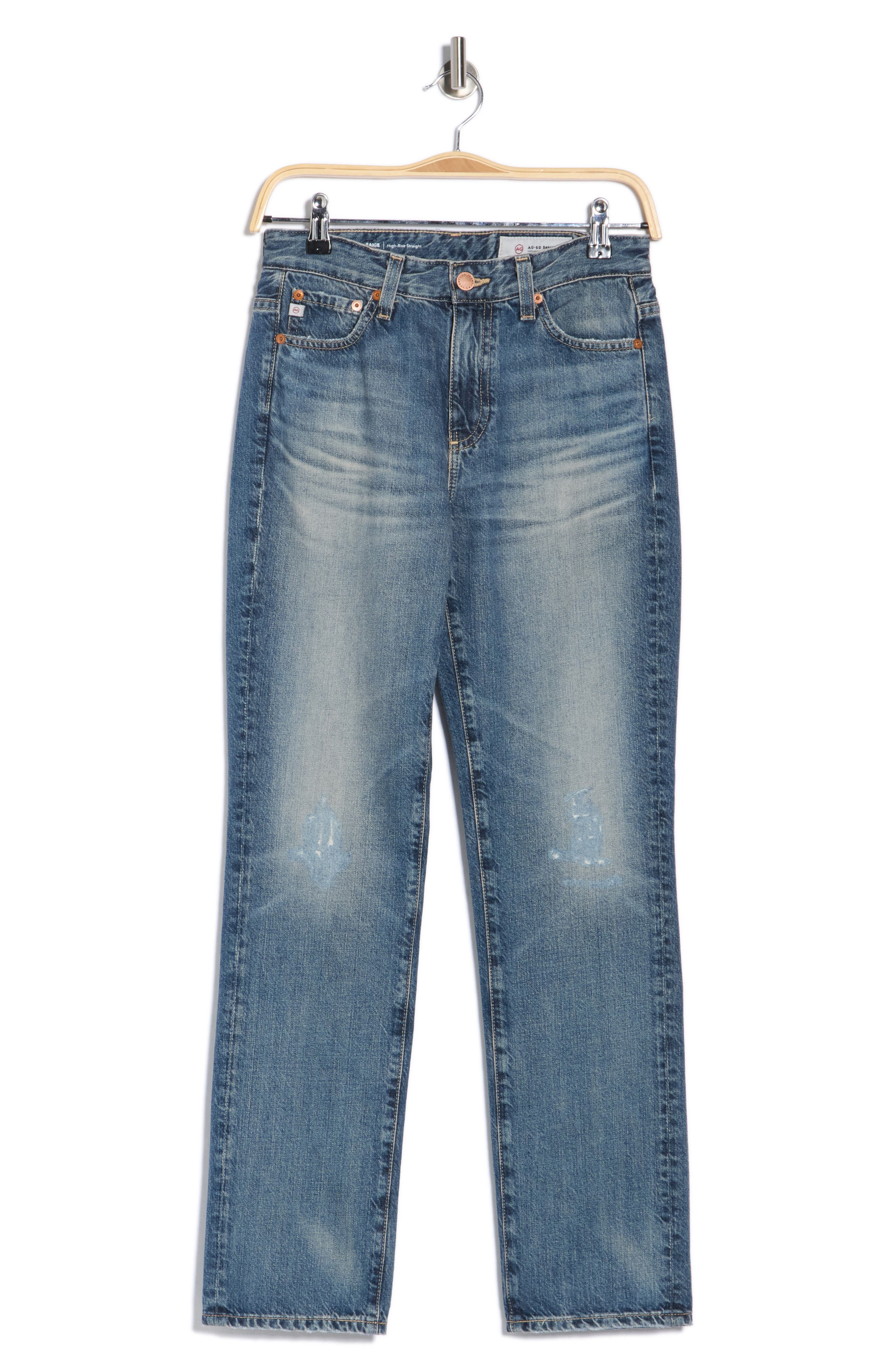 AG Saige High Waist Straight Leg Jeans