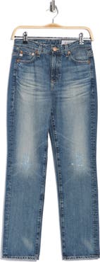 AG Saige High Waist Straight Leg Jeans