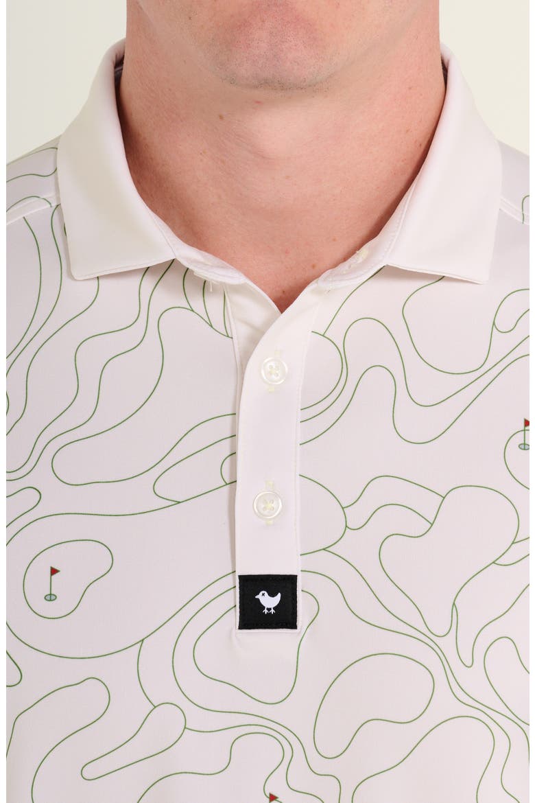 Core Topographic Print Performance Golf Polo, Alternate, color, TOPO WHITE ONYX