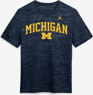 Jordan Brand Men's Jordan Brand  Navy Michigan Wolverines Primetime Arch Logo Velocity Dri-FIT T-Shirt