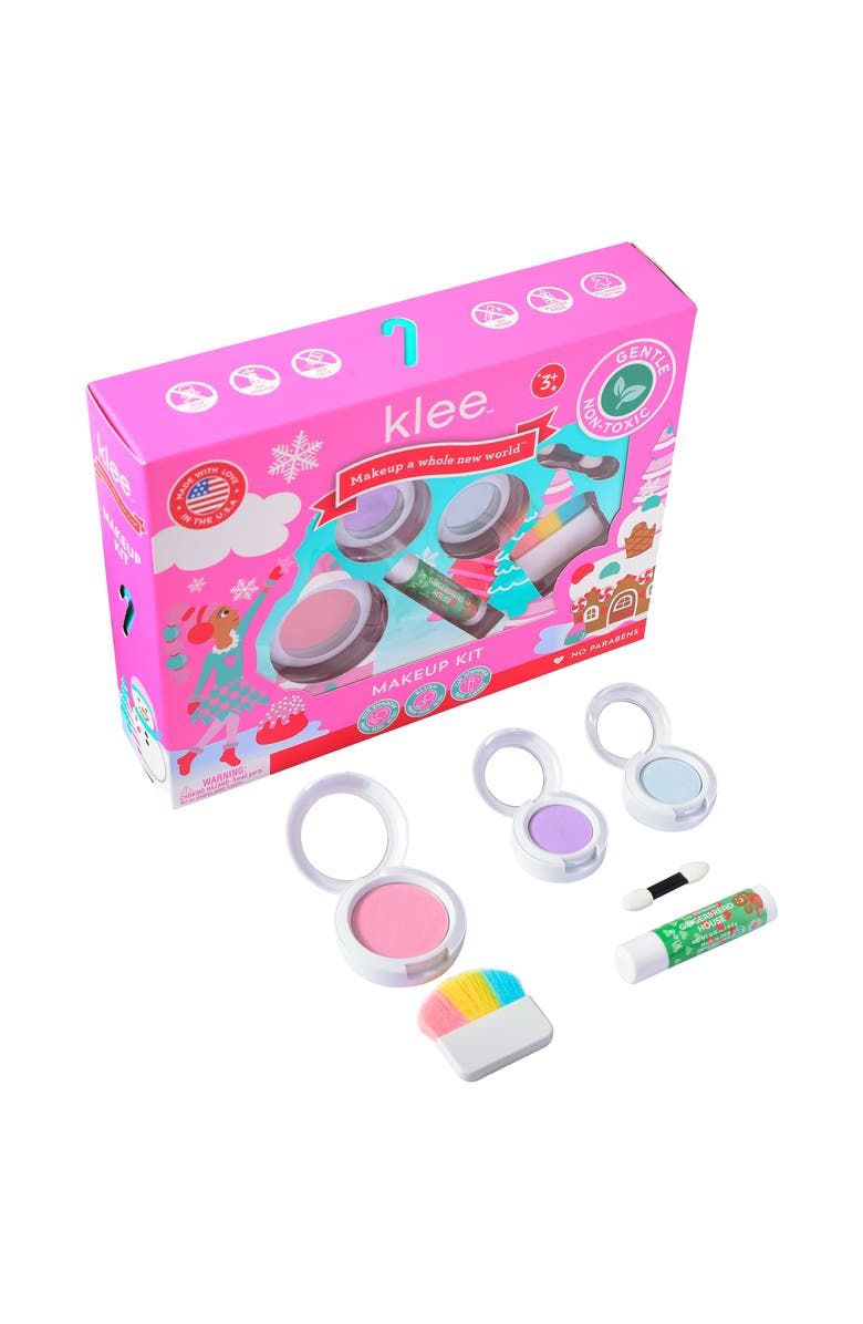 Klee Naturals Snazzy Santa - Kids' Holiday Mineral Makeup Set, Main, color, Multi