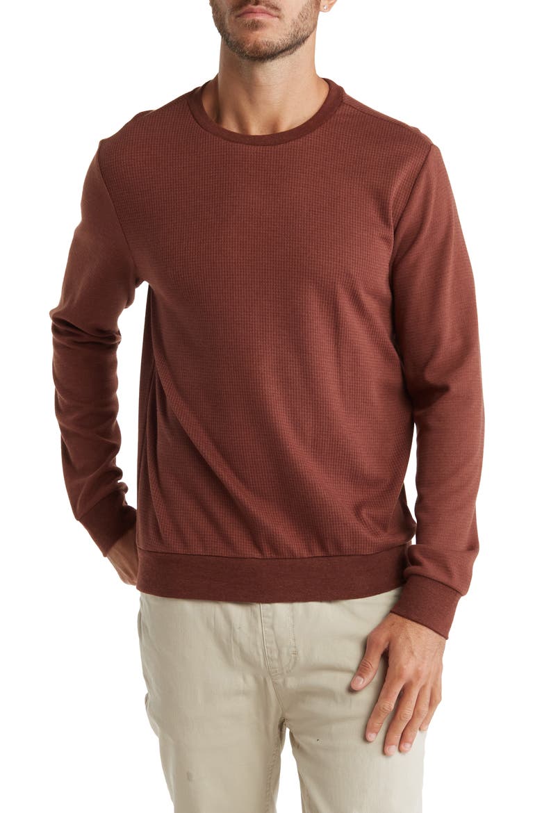 Cavendish Long Sleeve Pullover, Main, color, CINNAMON