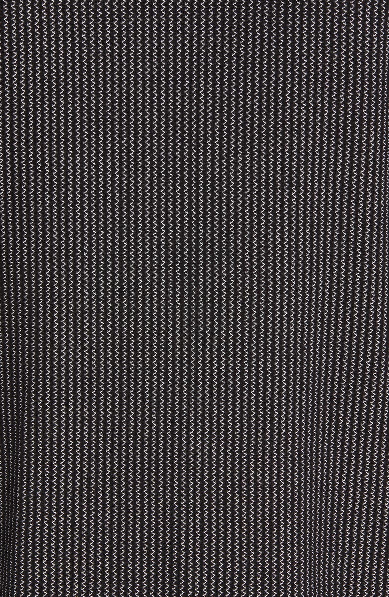 rag & bone Harvey Short Sleeve Knit Button-Up Camp Shirt, Alternate, color, Blkwht