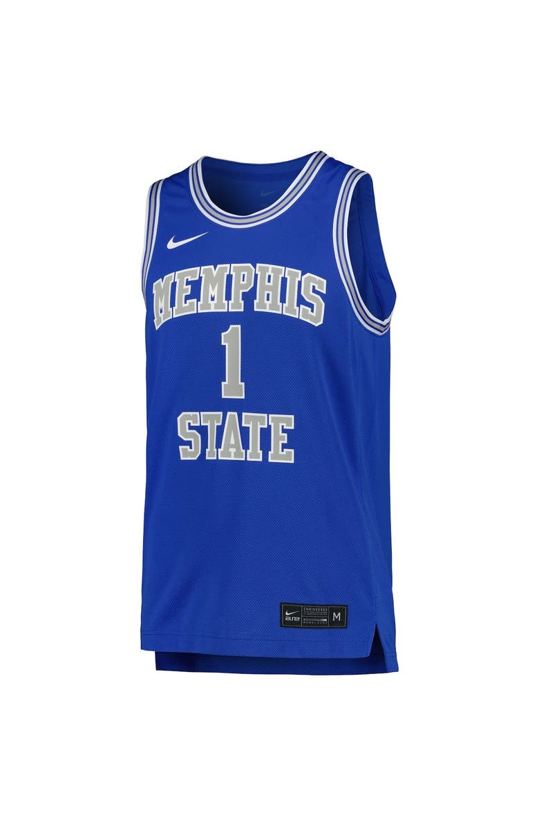 Nike Men's Nike Royal Memphis Tigers Replica Basketball Jersey, Alternate, color, Royal