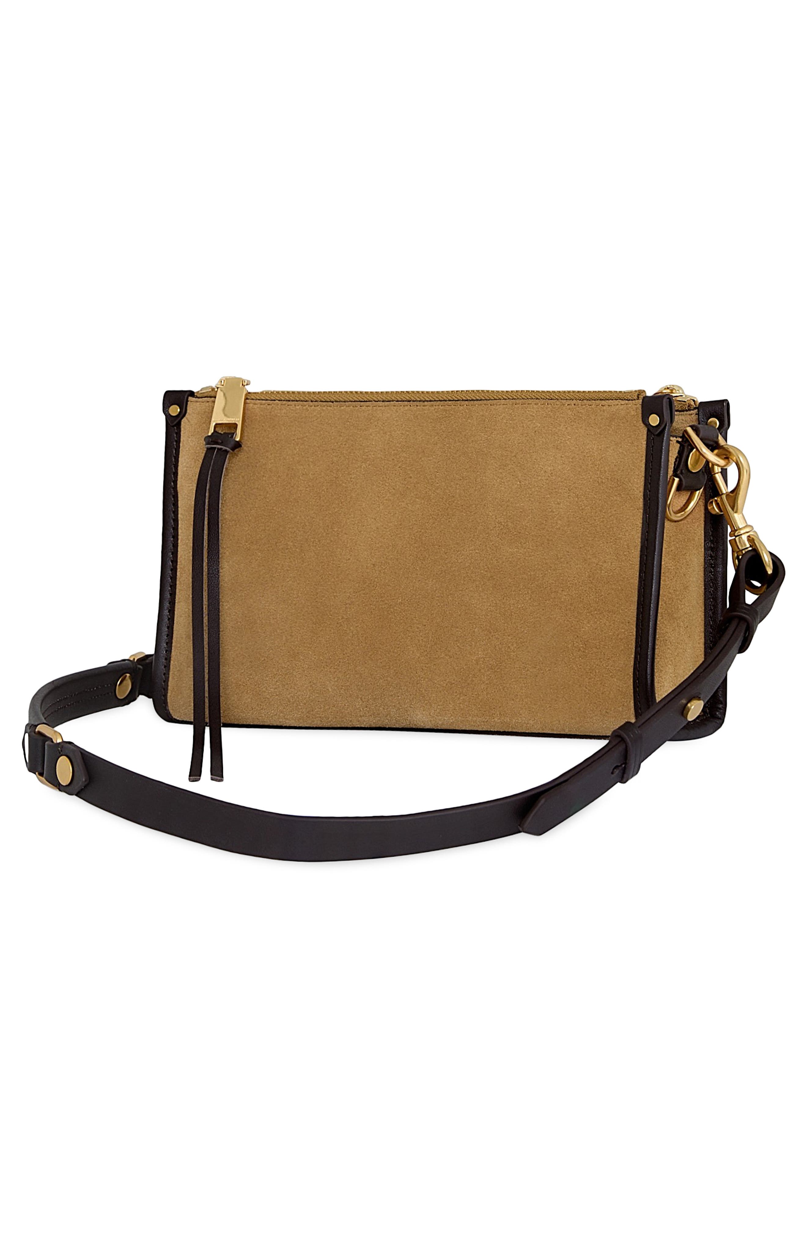 Small Mab Leather Crossbody Bag, Alternate, color, CHESTNUT/ FONDANT