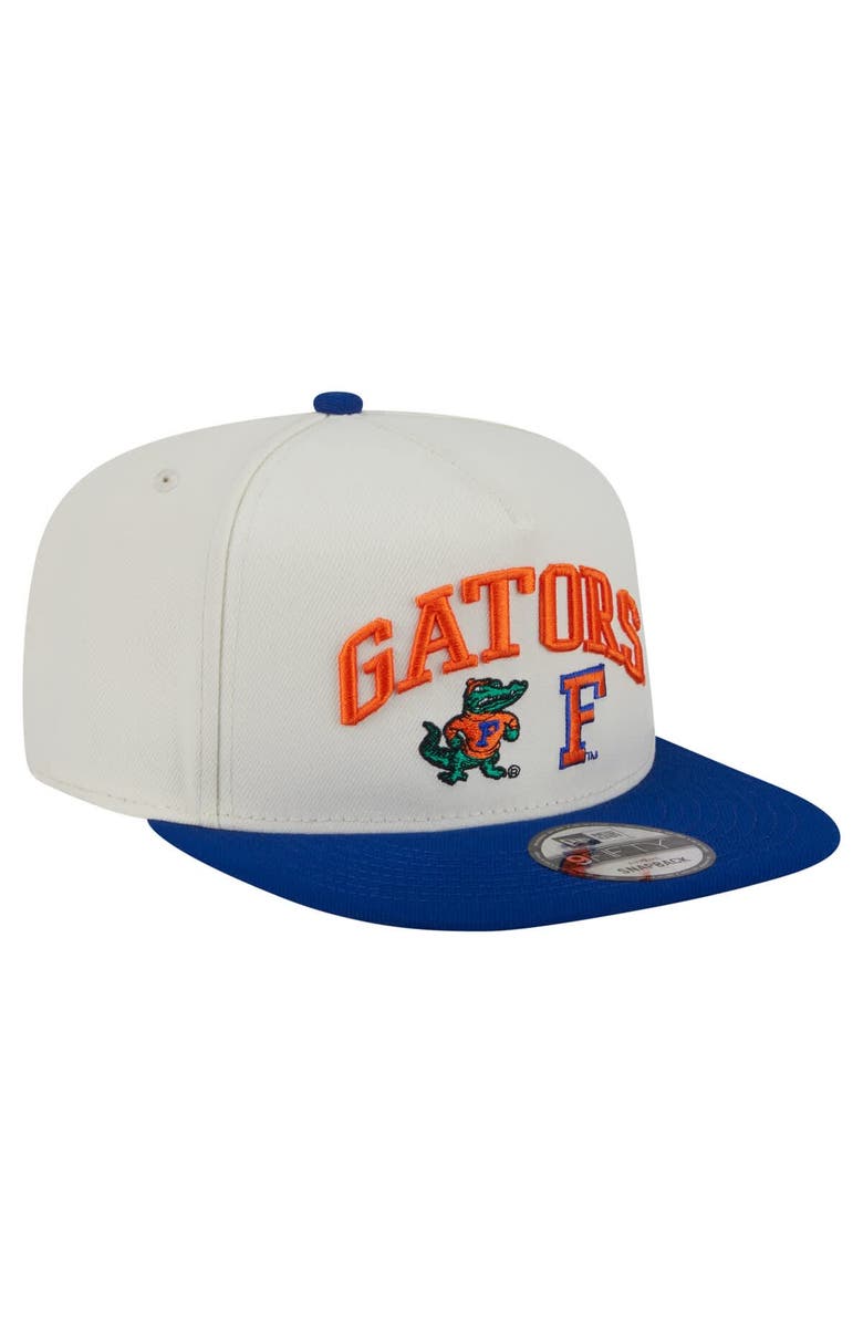 New Era Men's New Era White Florida Gators Collegiate 9FIFTY A-Frame Snapback Hat, Alternate, color, White