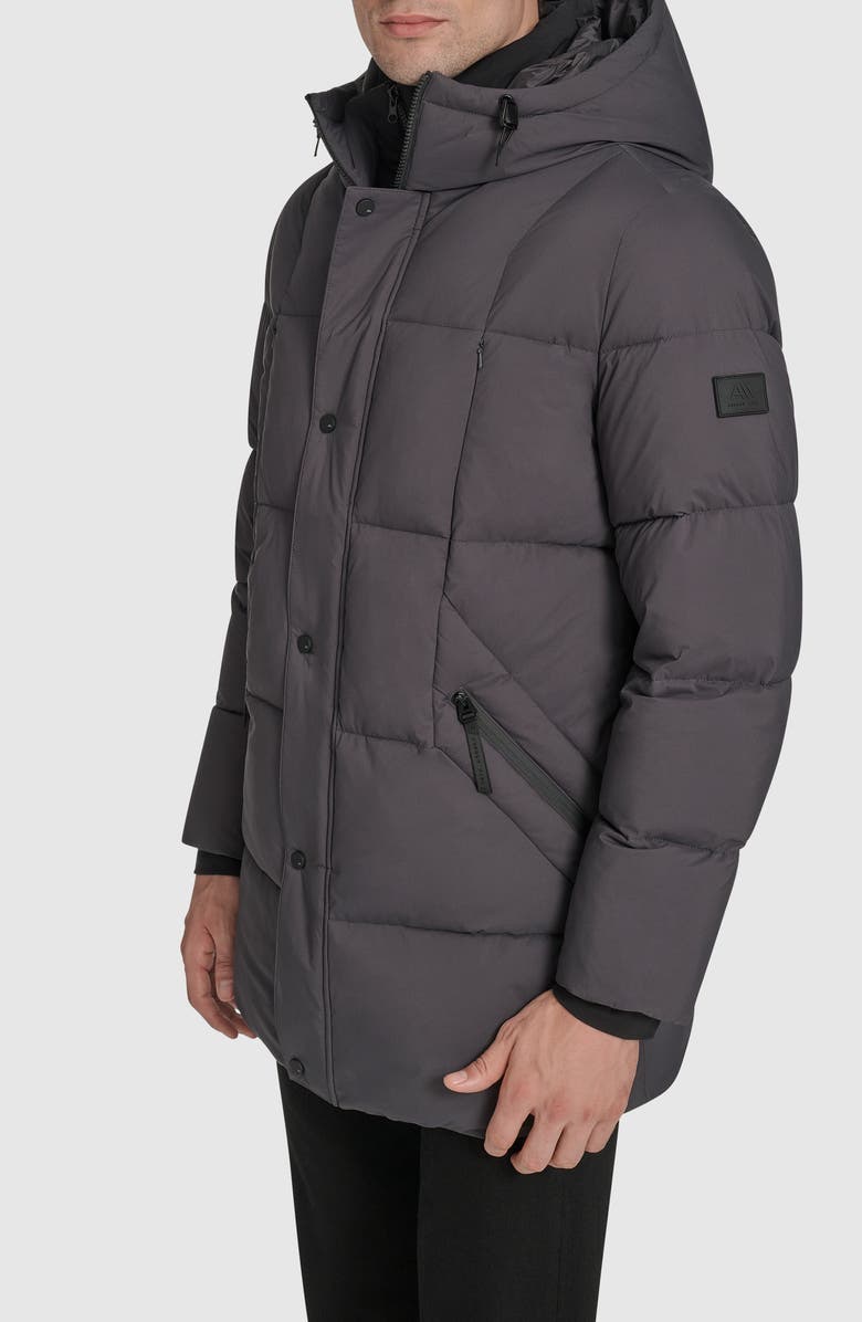 Andrew Marc The Millstream Parka, Alternate, color, Charcoal