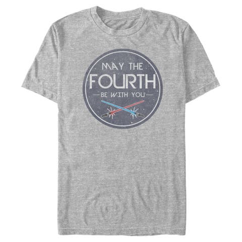 Men's Star Wars May the Fourth Lightsabers  Graphic T-Shirt