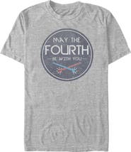 Star Wars Men's Star Wars May the Fourth Lightsabers  Graphic T-Shirt