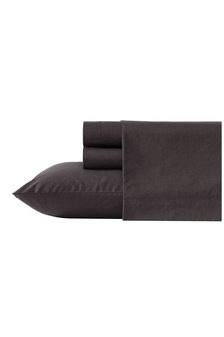 Cool Comfort Sheet Set, Main, color, DARK BROWN