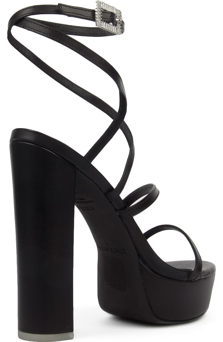 BLACK SUEDE STUDIO Kim Platform Sandal, Alternate, color,
