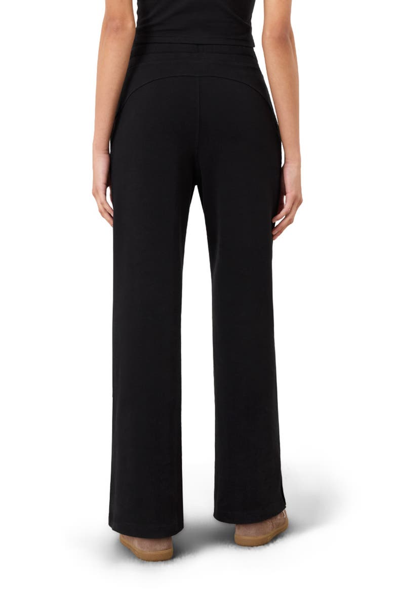 CloudKnit Wide Leg Pant, Alternate, color, Black
