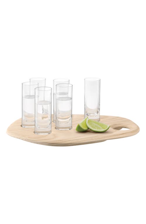 Lsa Paddle Shot Set In Transparent