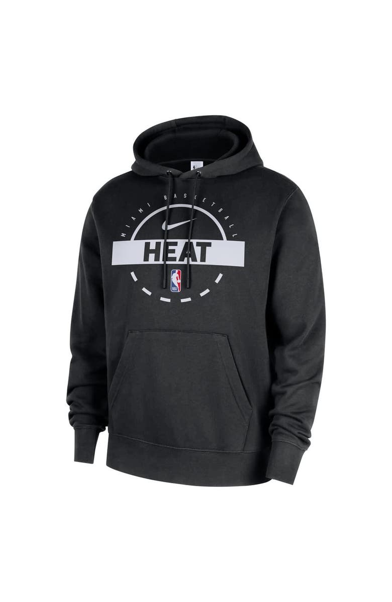 Nike Men's Nike Black Miami Heat 2025/26 Authentic Practice Club Pullover Hoodie, Alternate, color, Black