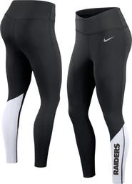 Nike Women's Nike Black/White Las Vegas Raiders 7/8 Performance Leggings