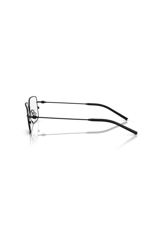 Moncler 56mm Irregular Optical Glasses In Black