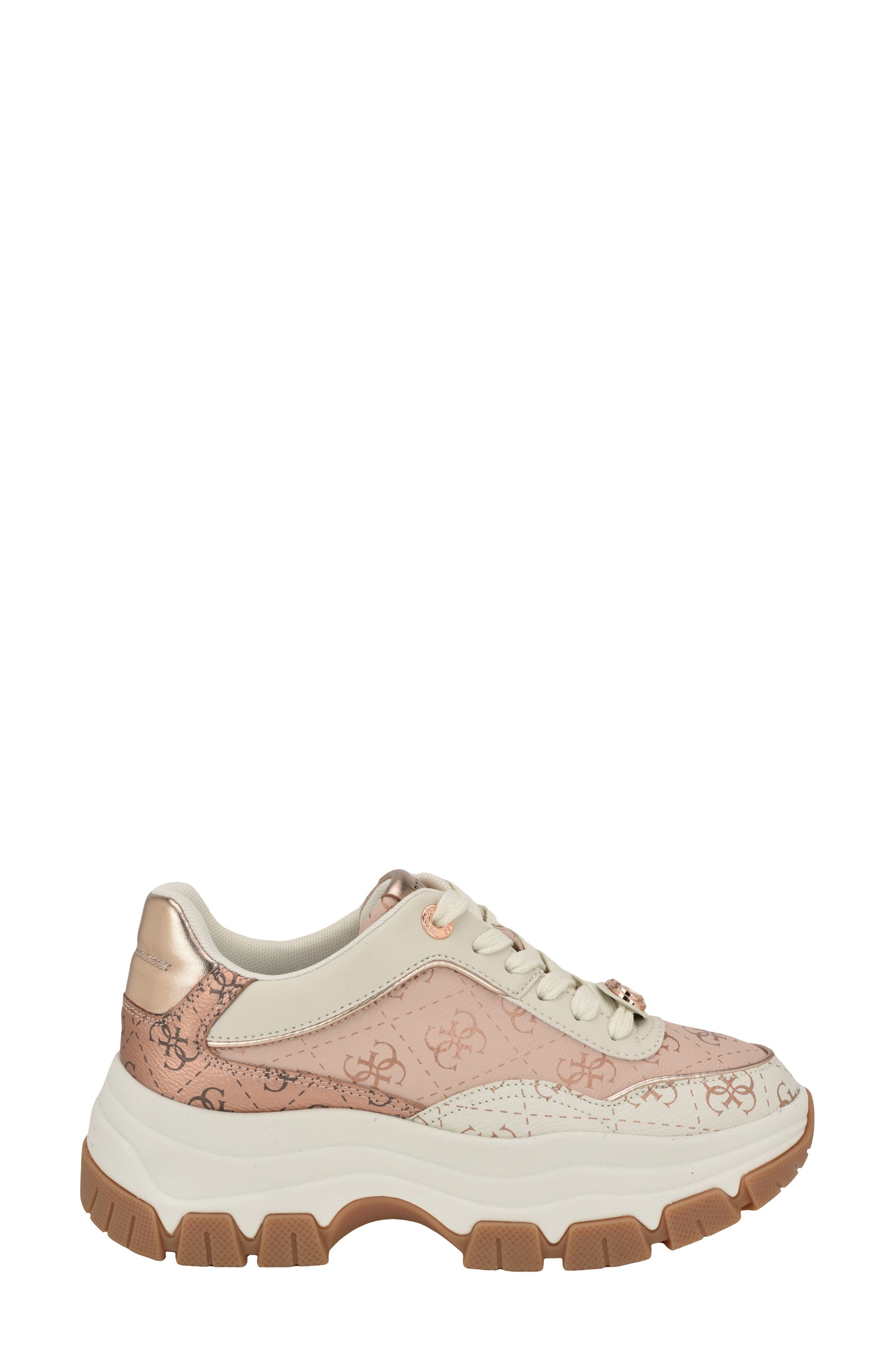 GUESS Berrett Sneaker, Alternate, color, Light Pink