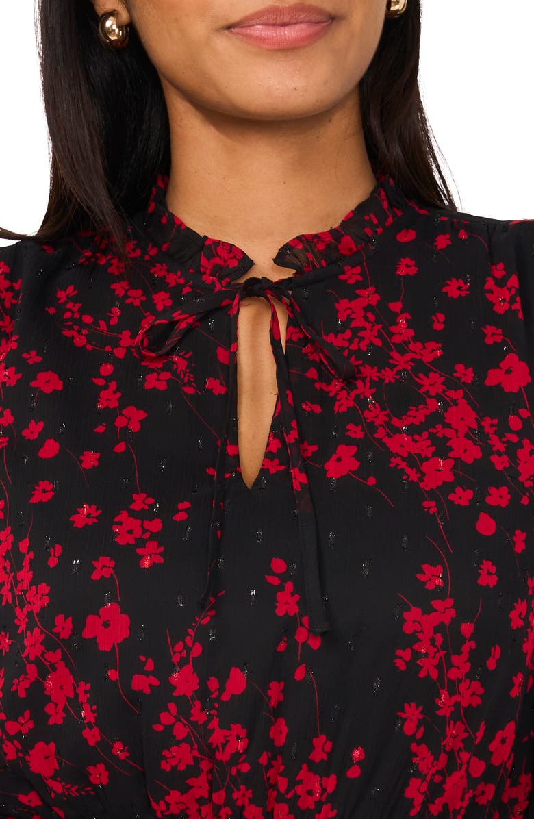 Halogen<sup>®</sup> Elbow Sleeve Maxi Dress, Alternate, color,