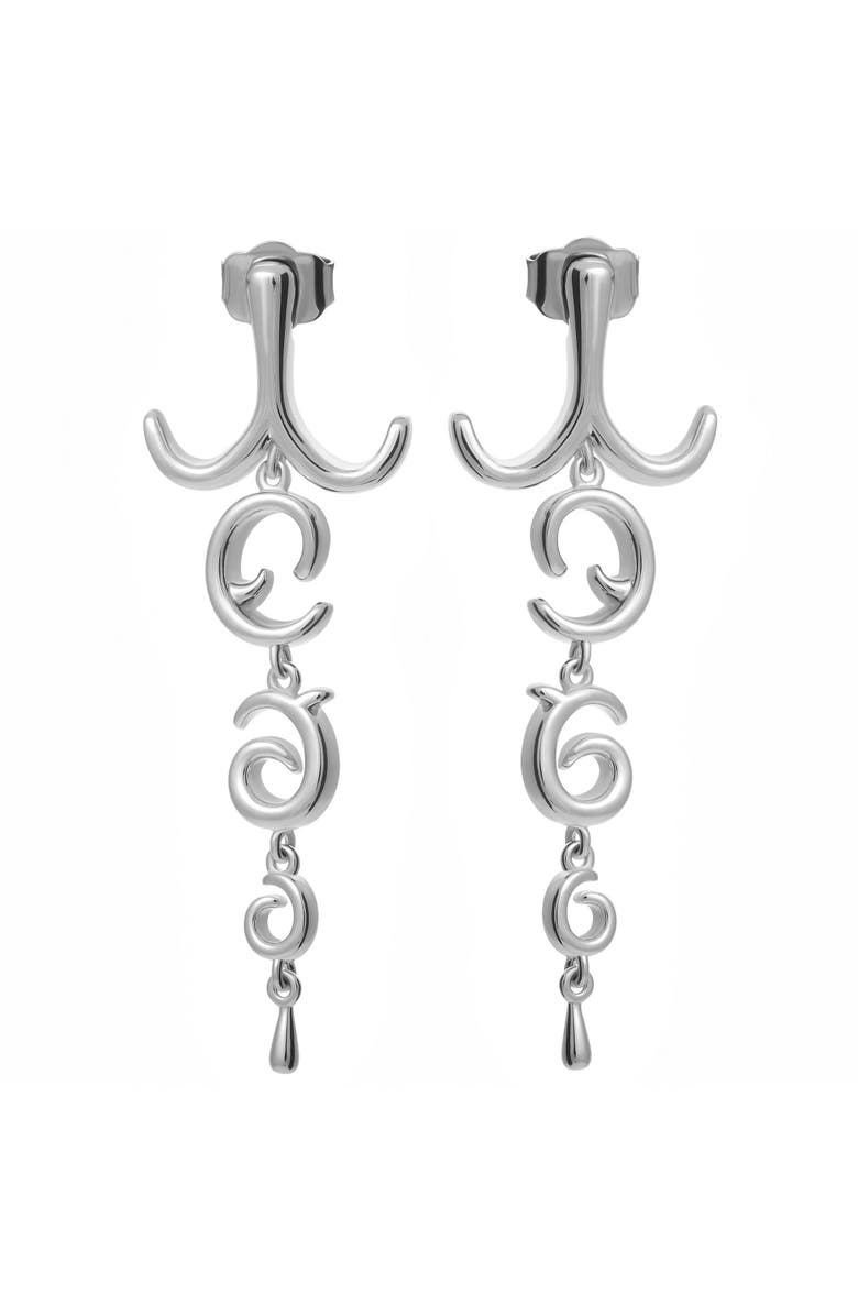 Lucy Quartermaine Element Chandelier Earrings, Main, color, Sterling Silver