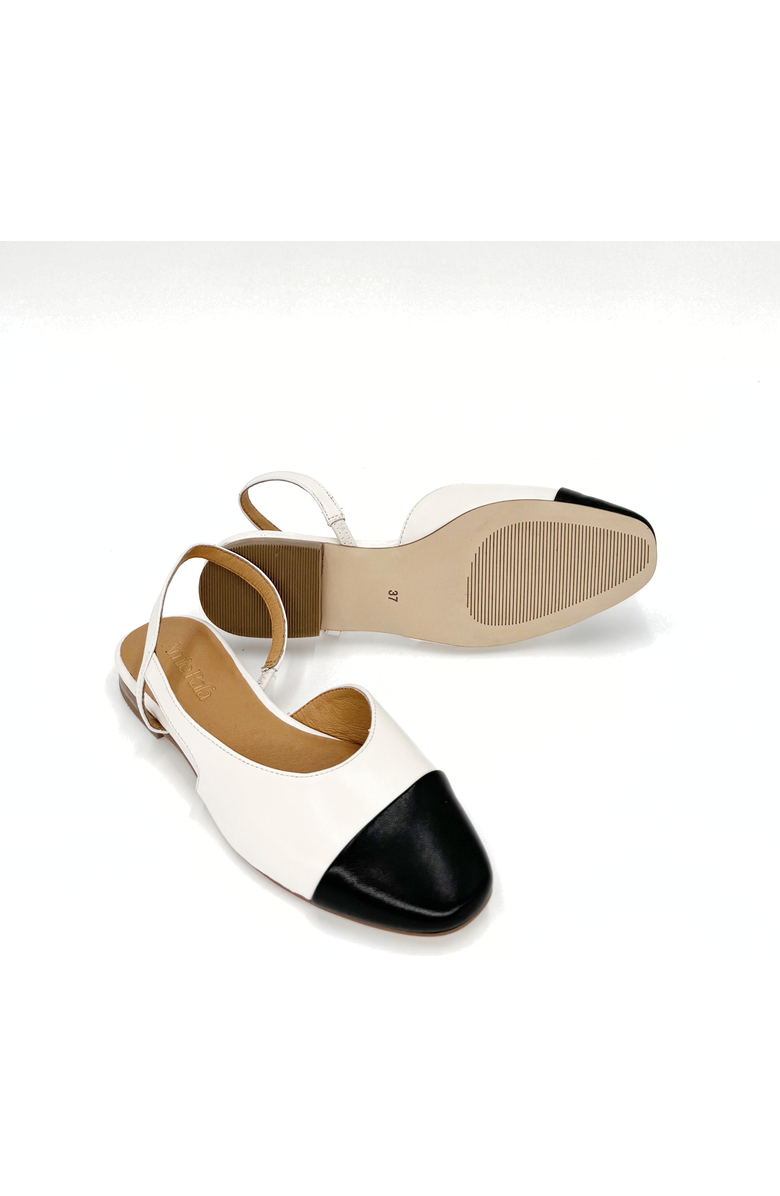 Amie Rafa Lyon Slingback Flat, Alternate, color, Bone