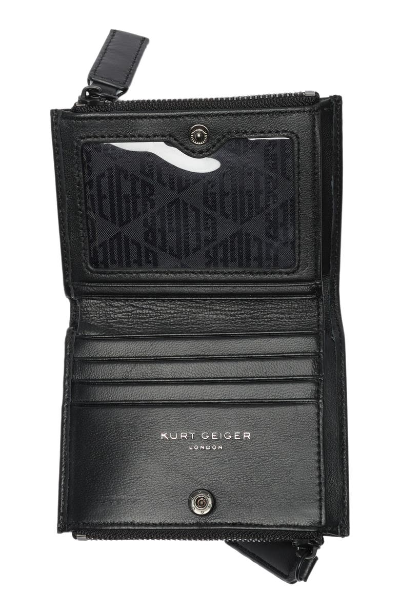 Kurt Geiger London Mini Purse Drench Card Wallet, Alternate, color, Black