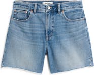 Madewell The Perfect Vintage Mid Length Denim Shorts