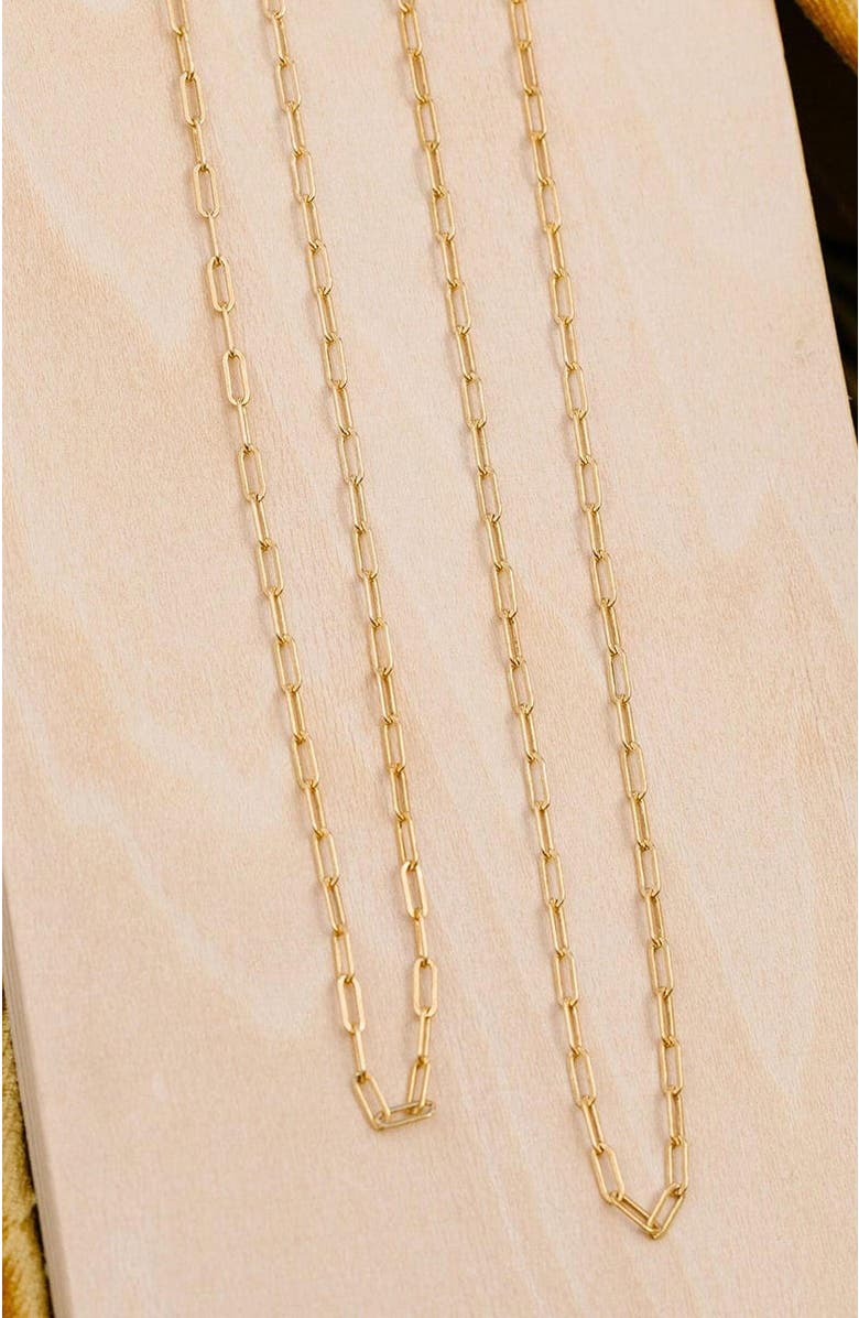 MADE BY MARY Jude Chain Necklace, Alternate, color, Gold Filled