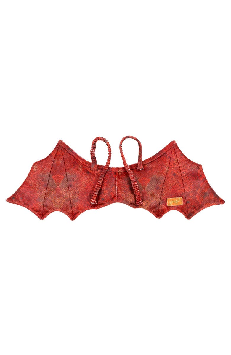 Souza Red dragon wings + mask , Costume Accessory, Alternate, color, Red