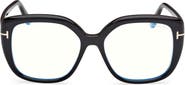 TOM FORD 53mm Square Blue Light Blocking Optical Glasses