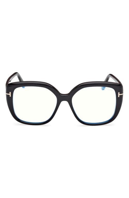 Tom Ford 53mm Square Blue Light Blocking Optical Glasses