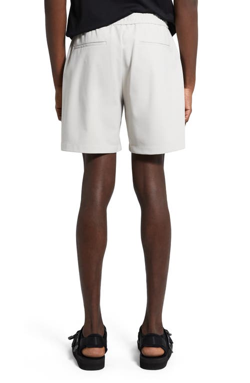 Theory Curtis Slim Fit Internal Drawstring Shorts In Fog