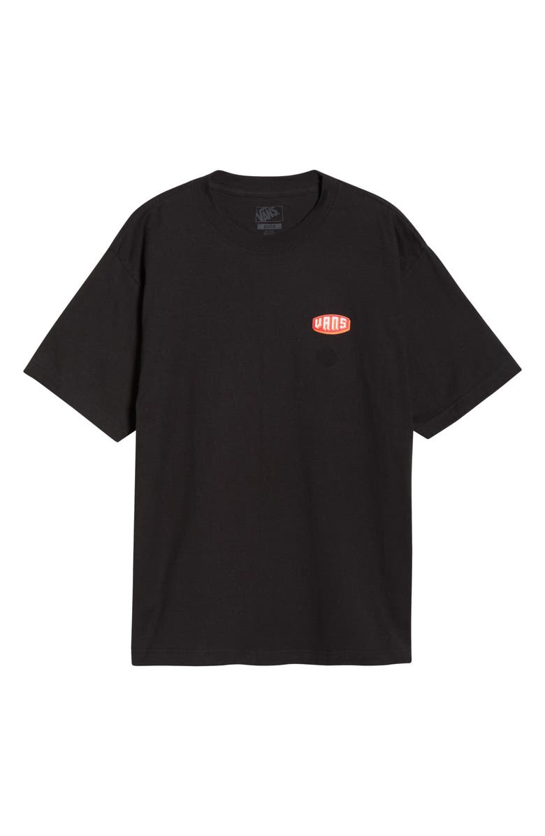 Vans Raised Up Cotton Graphic T-Shirt, Alternate, color, Black