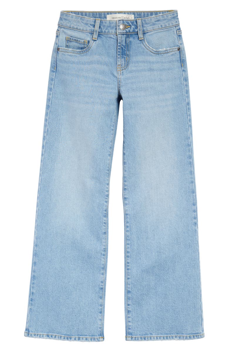 Treasure & Bond Kids' Wide Leg Jeans, Main, color,