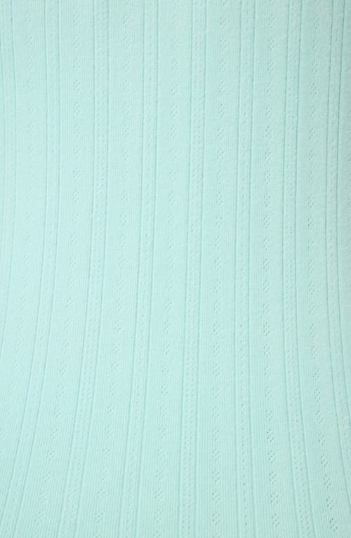 Pj Salvage Lace Trim Double Brushed Pointelle Pajamas In Blue